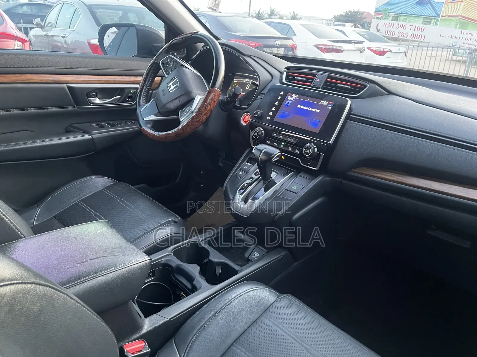 Honda CR-V Touring 4dr SUV AWD (1.5L 4cyl CVT) 2017 Black