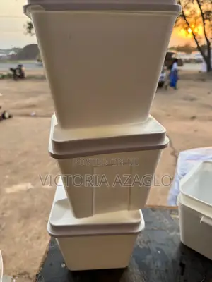 White Storage Container