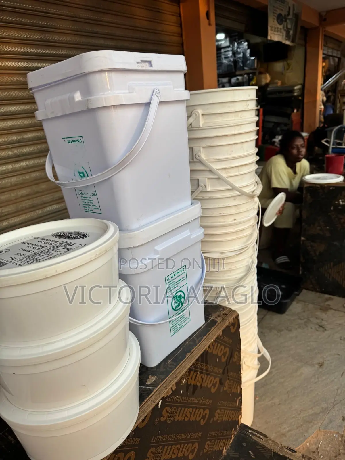 White Storage Container