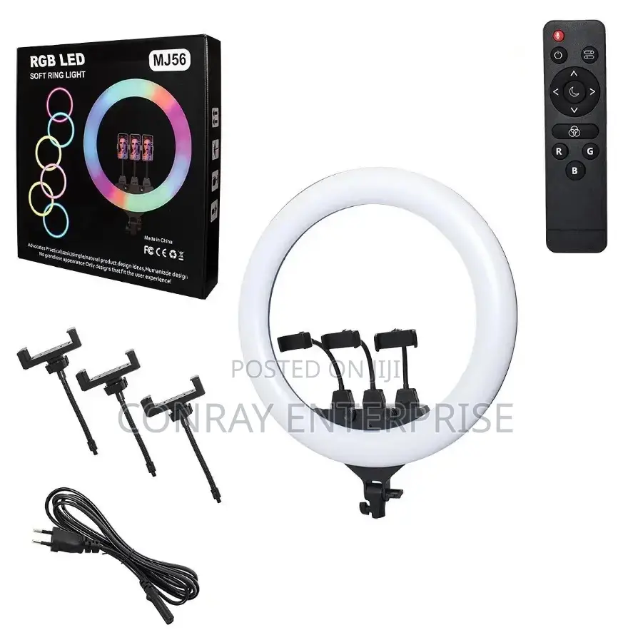 RGB LED Ring Lights. (22”)