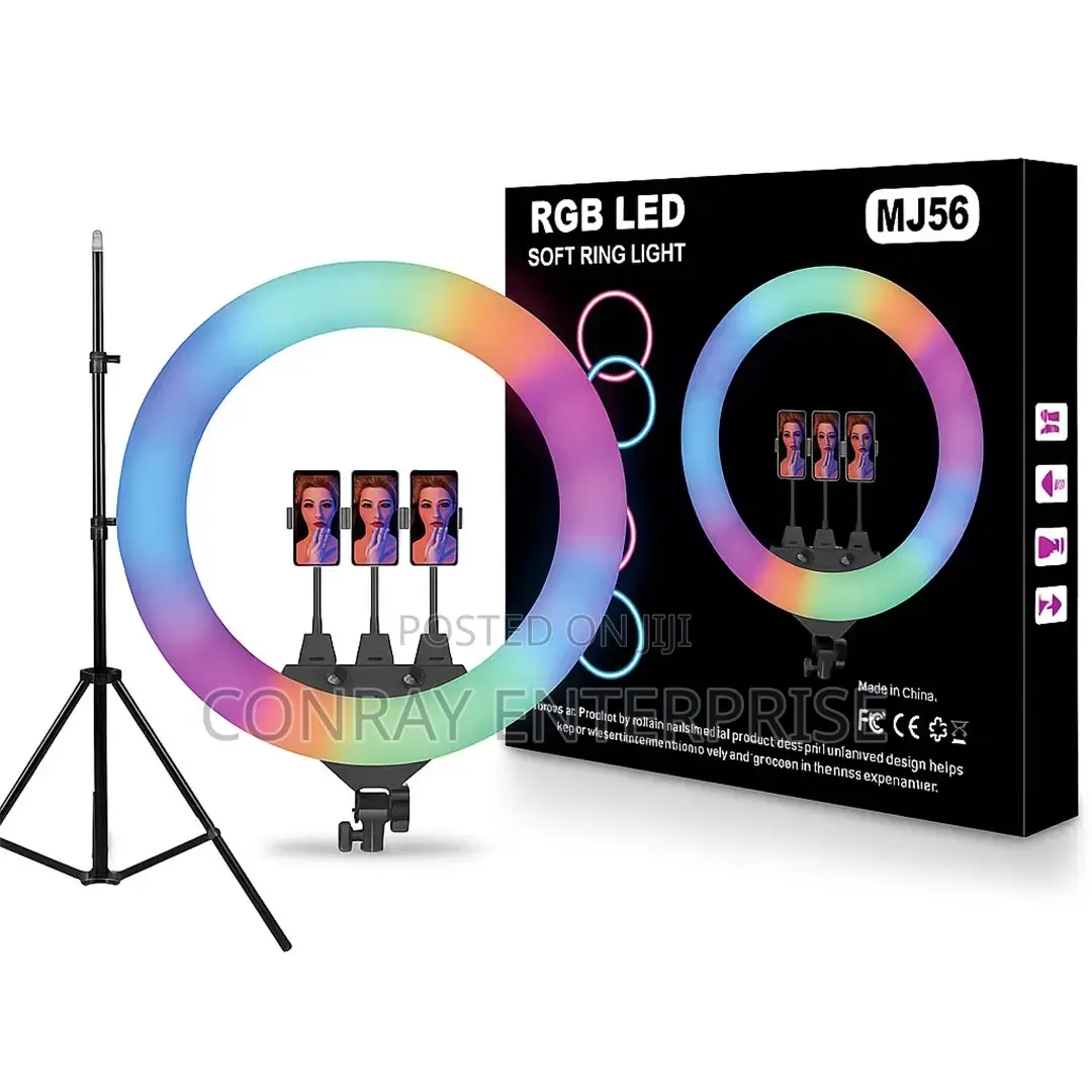 RGB LED Ring Lights. (22”)