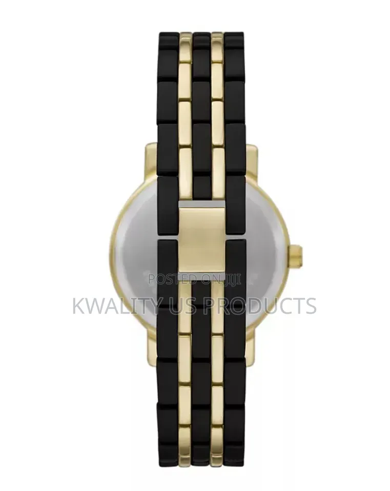 Folio Women's Mixed Material Sunray Dial Watch