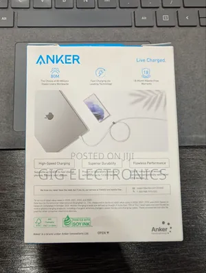 Anker 322 USB-C to USB-C Cable Braided 6Ft White