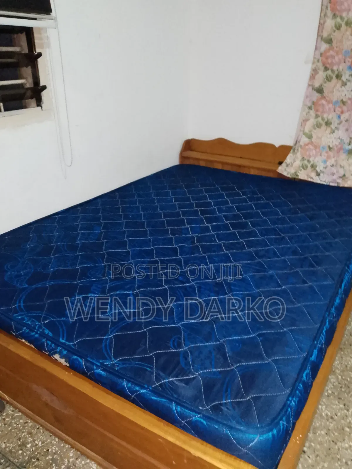 Mattress and Bed Frame Without the Palette for Sale