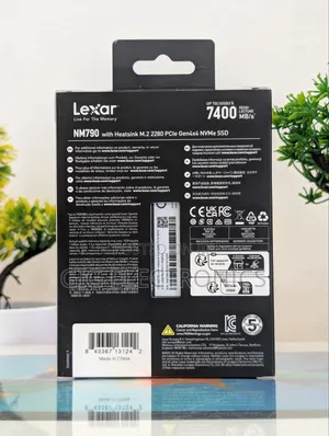 Lexar 1TB NM790 NVMe M.2 2280 SSD With Heatsink 7400/6500 MB/s