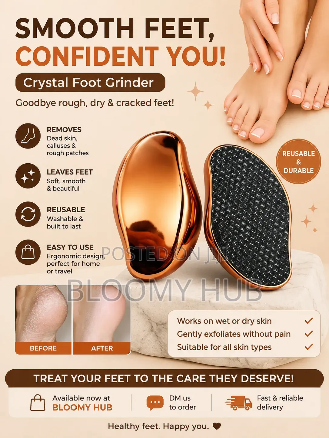 Crystal Foot Grinder