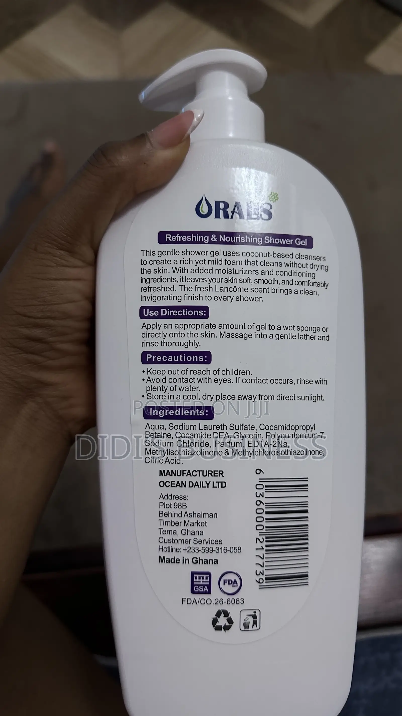 ORALIS Shower Gel
