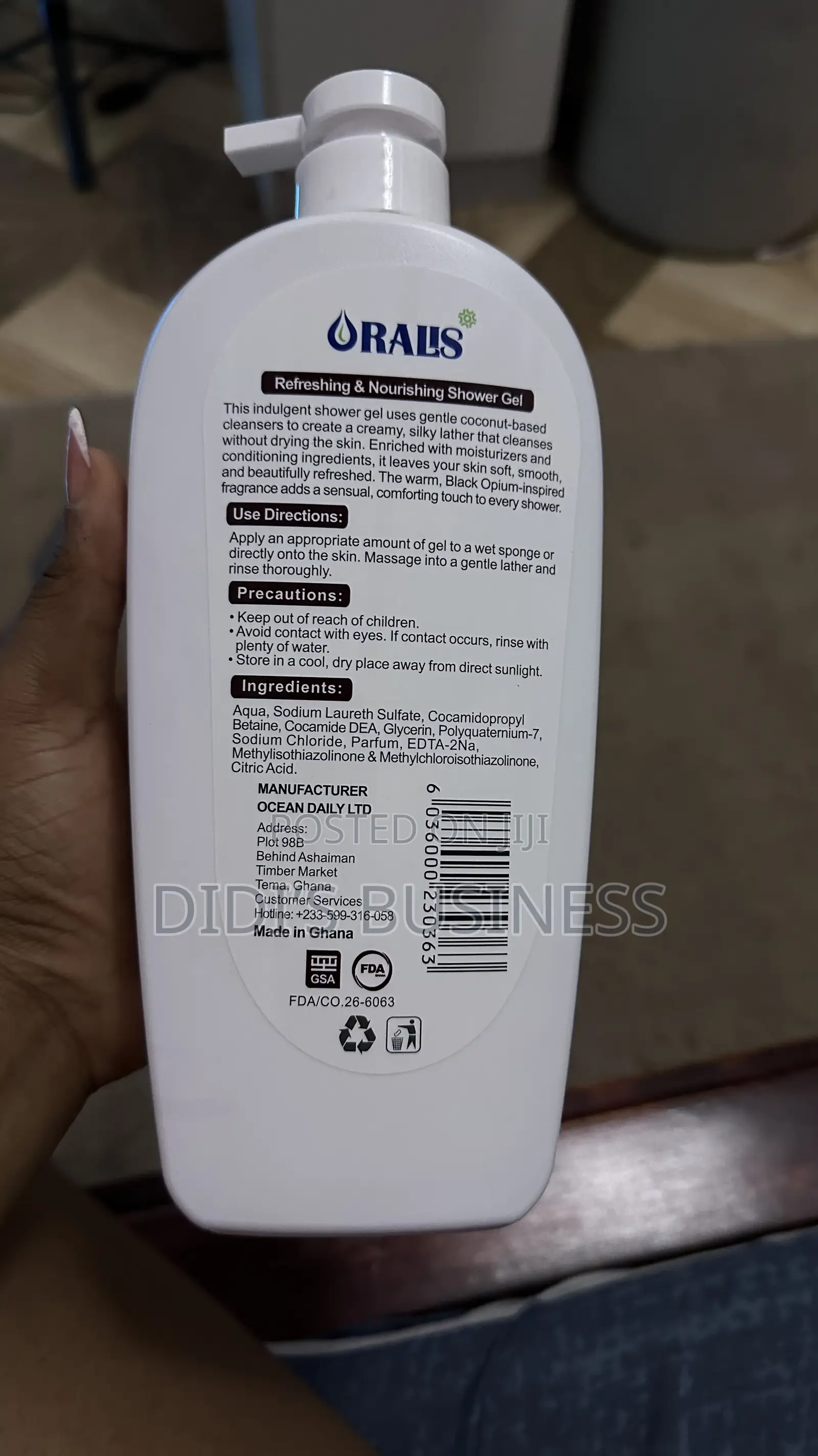 ORALIS Shower Gel