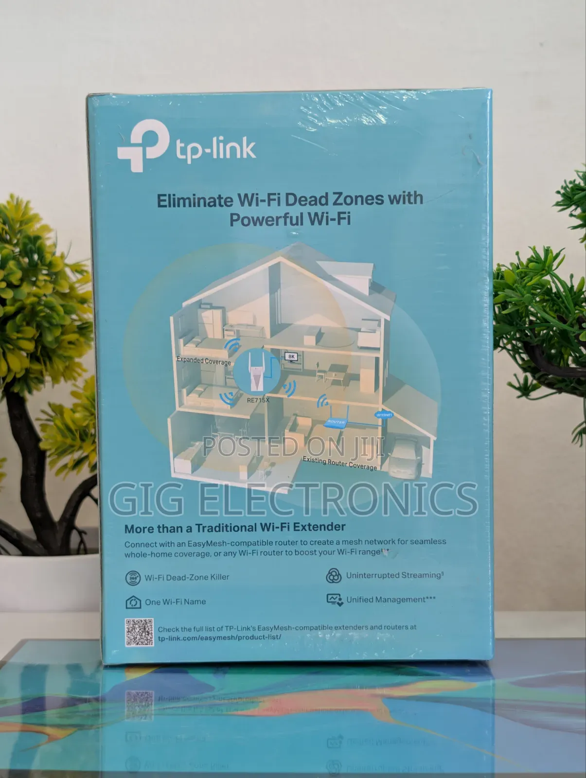 TP-Link RE715X AX3000 Dual-Band Mesh Wi-Fi Range Extender