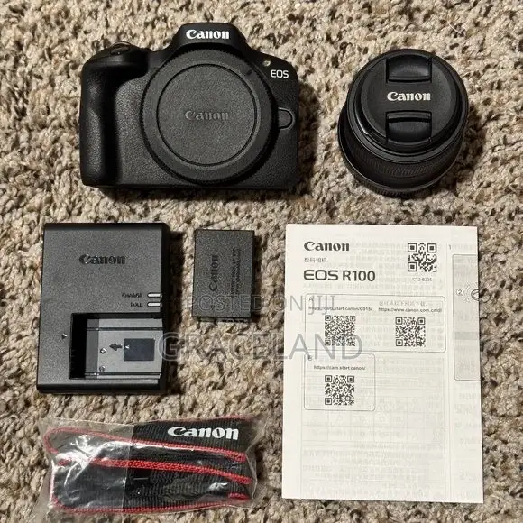 This Is Original Canon EOS R100 + Kit Lens Mirrorless Camera
