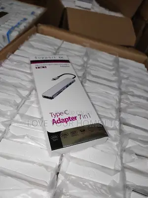 7-in-1 Type-C Hub Adapter — HDMI + USB 3.0 + SD/TF + PD Charging