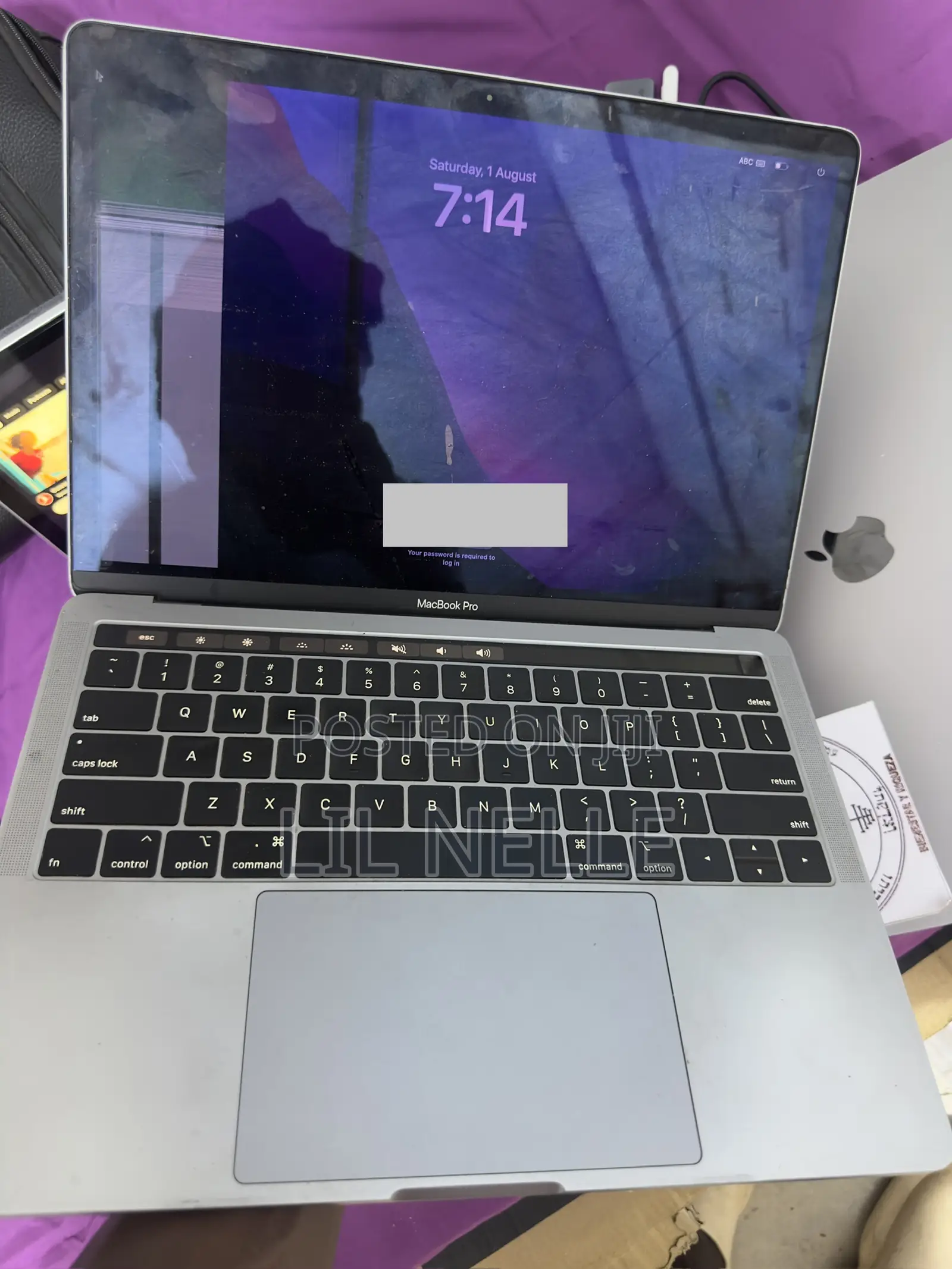 Laptop Apple MacBook Pro 2019 8GB Intel Core i5 SSD 256GB
