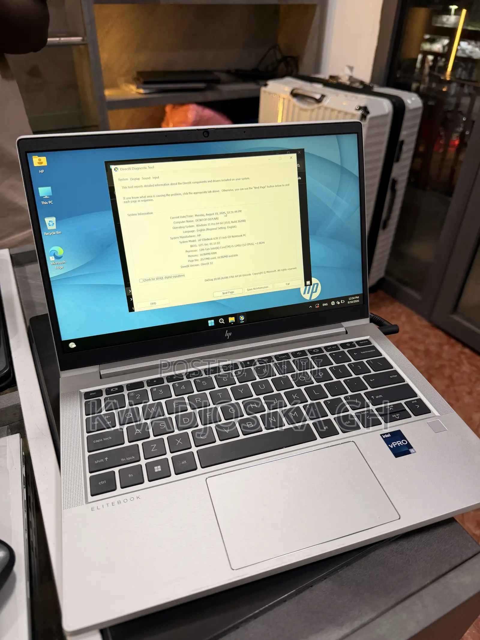 Laptop HP EliteBook 640 G9 16GB Intel Core i5 SSD 256GB