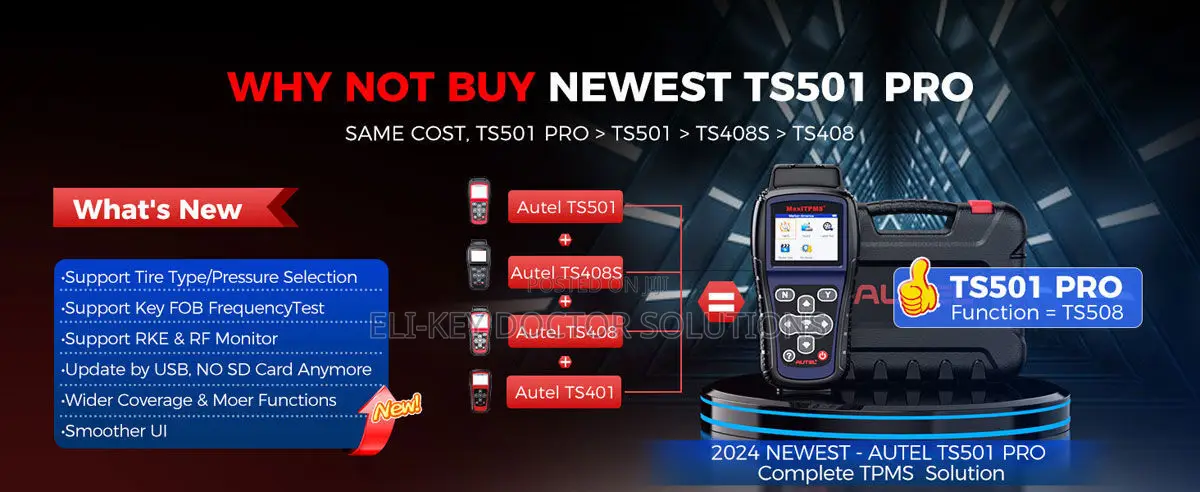 Autel TS501 Pro TPMS Programmer - Free Lifetime Update - Free Delivery