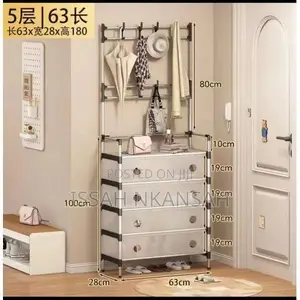 Multipurpose Coat and Dust Proof Shoes Rack