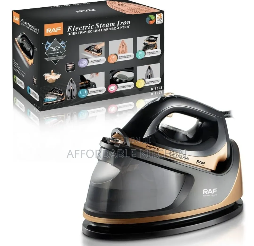 Raf Steam Iron With Base