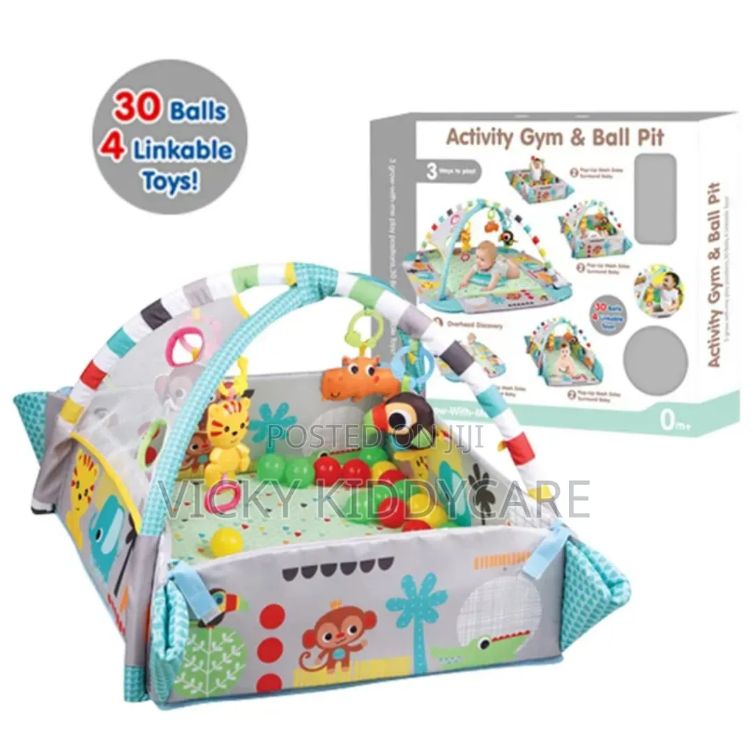 Activity Gym and Ball Pit With 30 PCS Balls