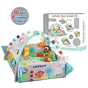 Activity Gym and Ball Pit With 30 PCS Balls