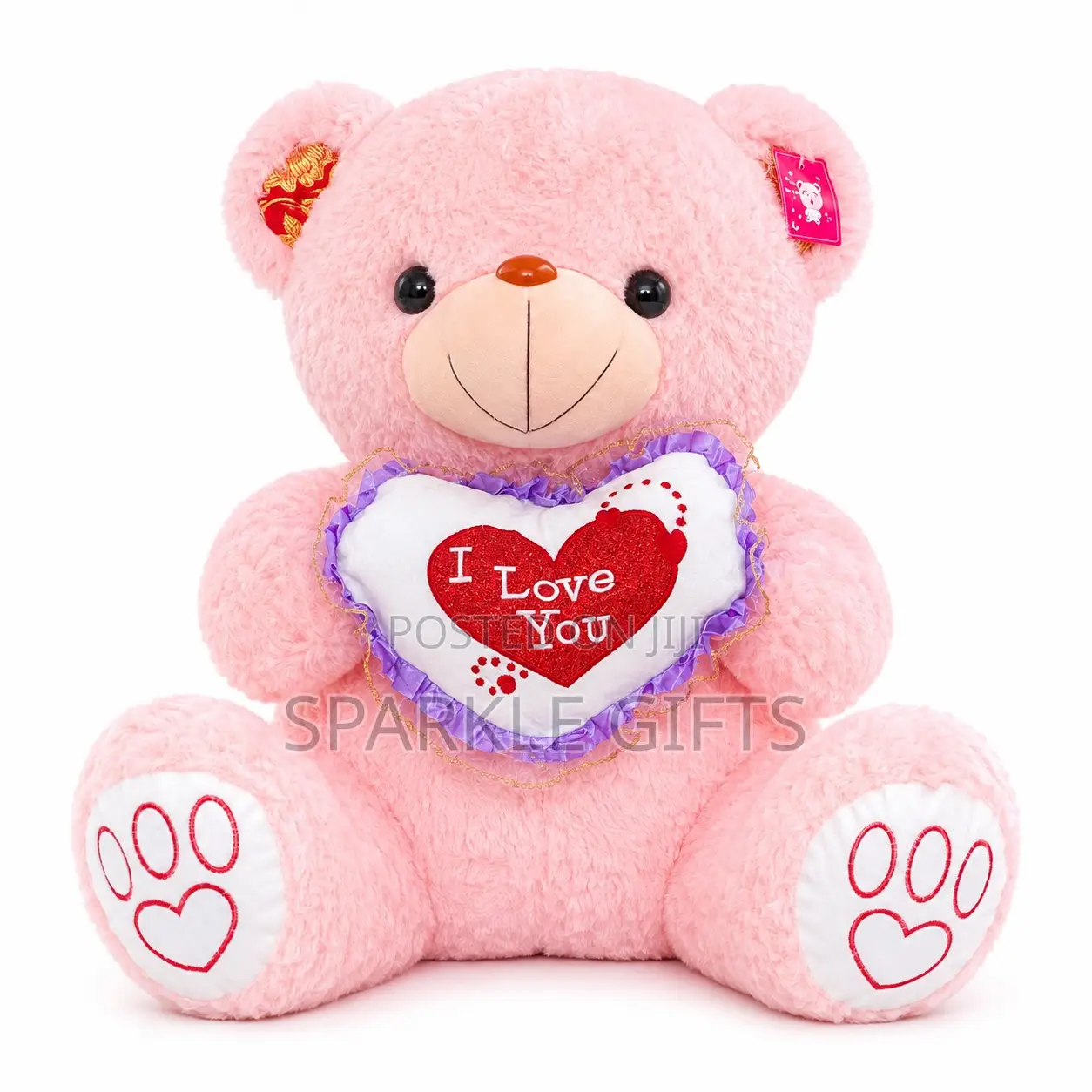 Romantic and Sweet Pink Teddy Bear