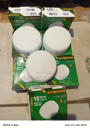 Panel Light 18w Rimless (Only White)