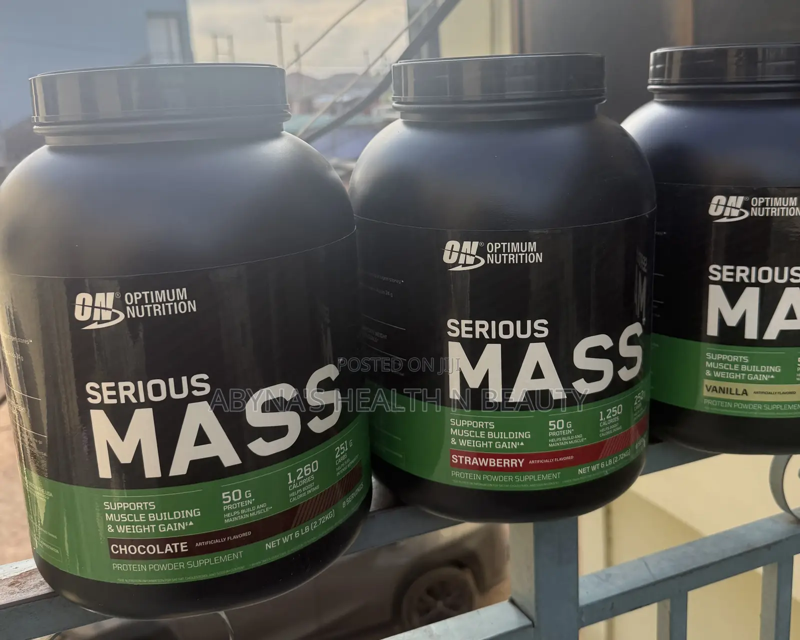 Serious Mass ( Chocolate, Strawberry and Vanilla)