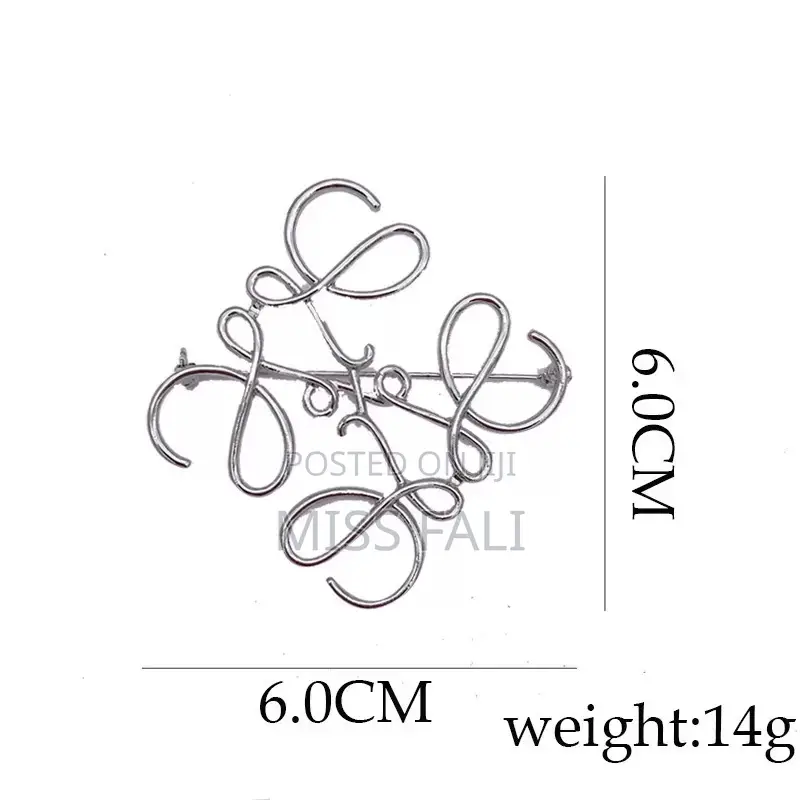 Loewe Anagram Brooch