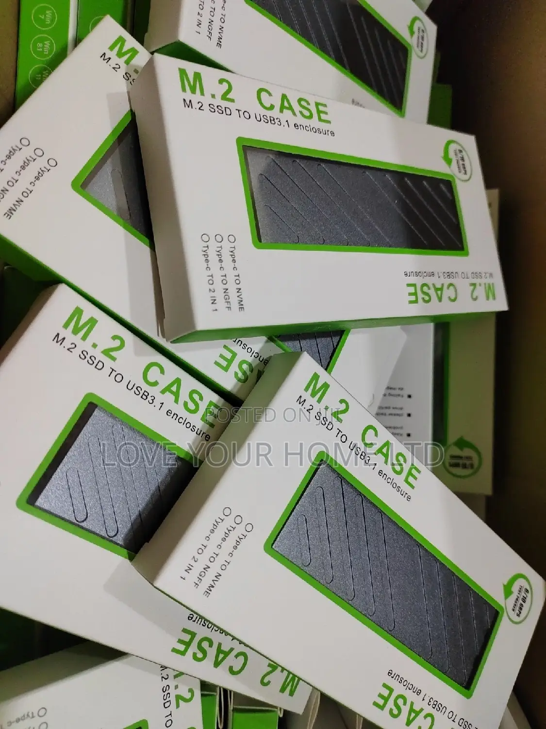 M.2 SSD Case/USB 3.1 Type-C Enclosure for NVMe NGFF M.2 SSD 6/10Gbps