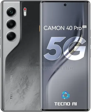 New Tecno Camon 40 Pro 5G 256 GB Black