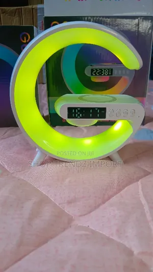 Bluetooth Speaker + Clock + Wireless Charger