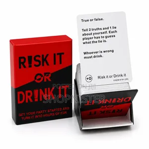 Risk It or Drink It – Ultimate Party Challenge Card Game