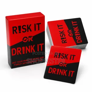 Risk It or Drink It – Ultimate Party Challenge Card Game