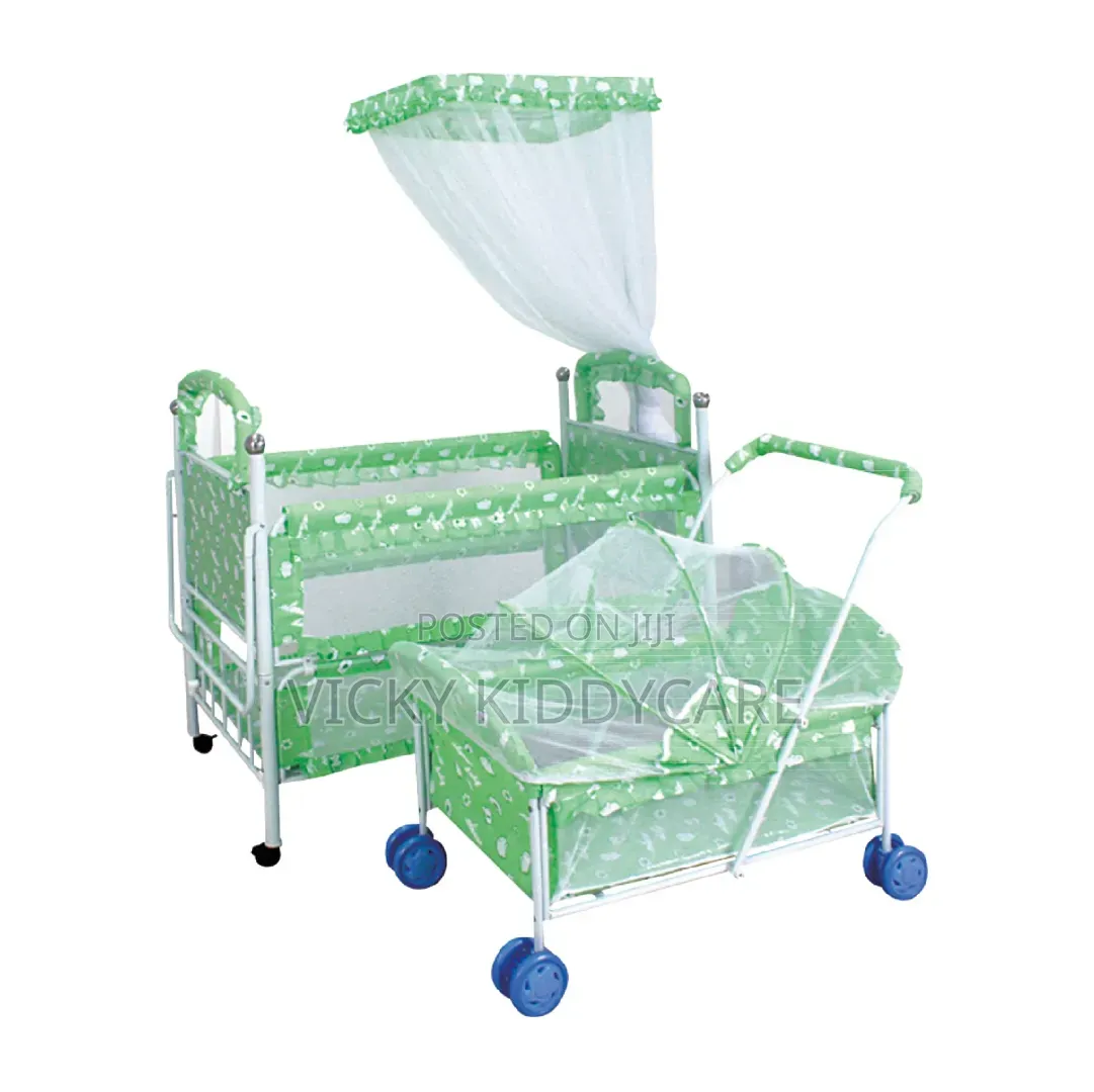 2 in 1 Metal Baby Cot