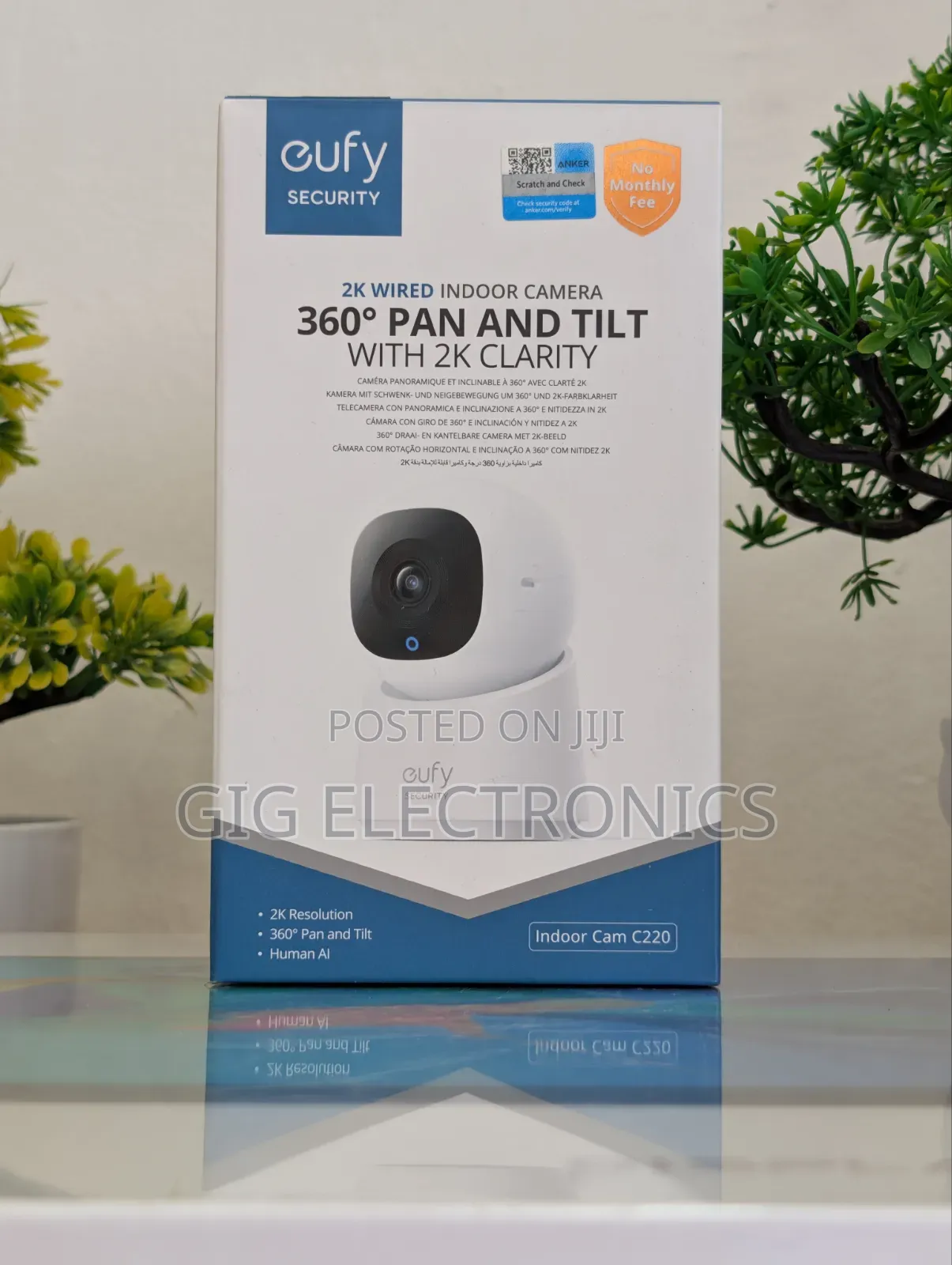 Eufy Security C220 Indoor Pan Tilt Camera