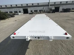 Factory New 3 Axles Flatbed Trailer