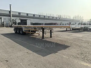 Factory New 3 Axles Flatbed Trailer
