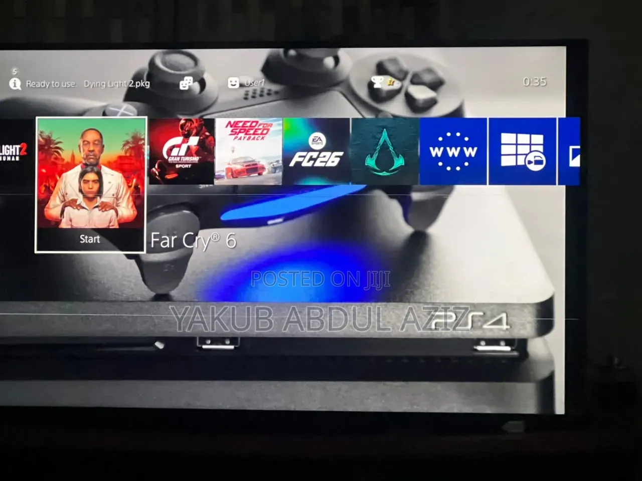PS4 Slim With One Controller 1tb Loaded With Games