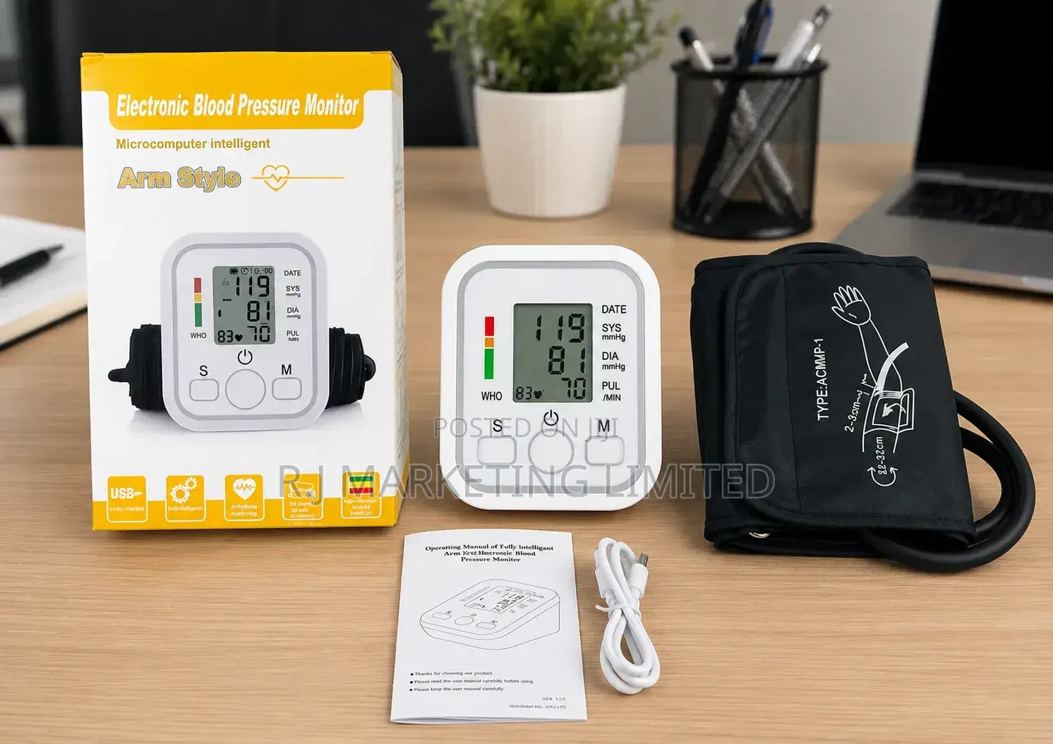 Blood Pressure Monitor With Audio Sound