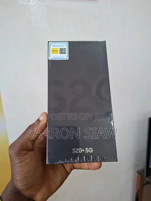 New Samsung Galaxy S20+ 5G 256 GB Black