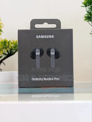 Samsung Galaxy Buds 4 Pro Noise-Canceling Earbuds (Black)