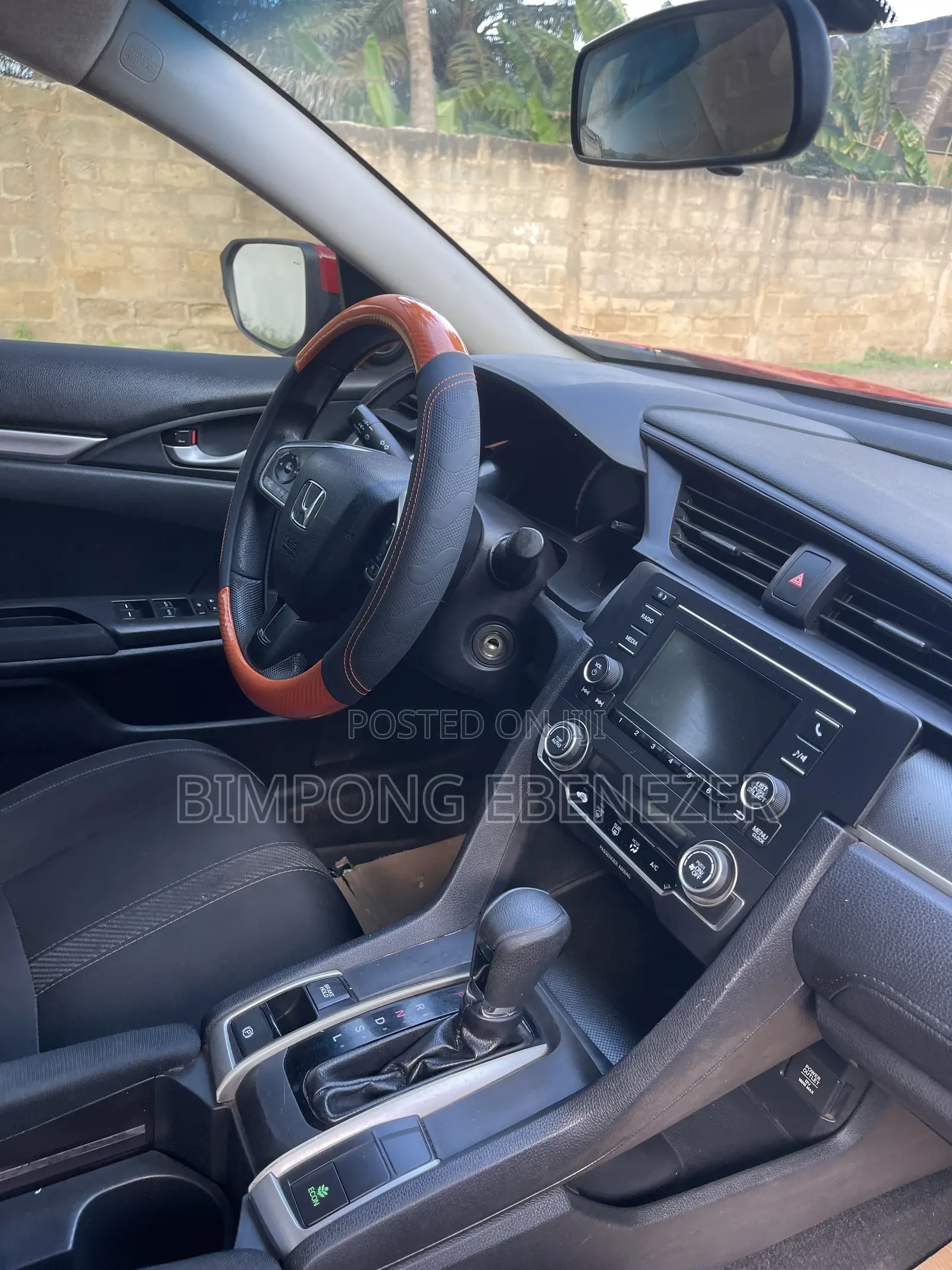 Honda Civic LX-P 2dr Coupe (2.0L 4cyl) 2017 Red