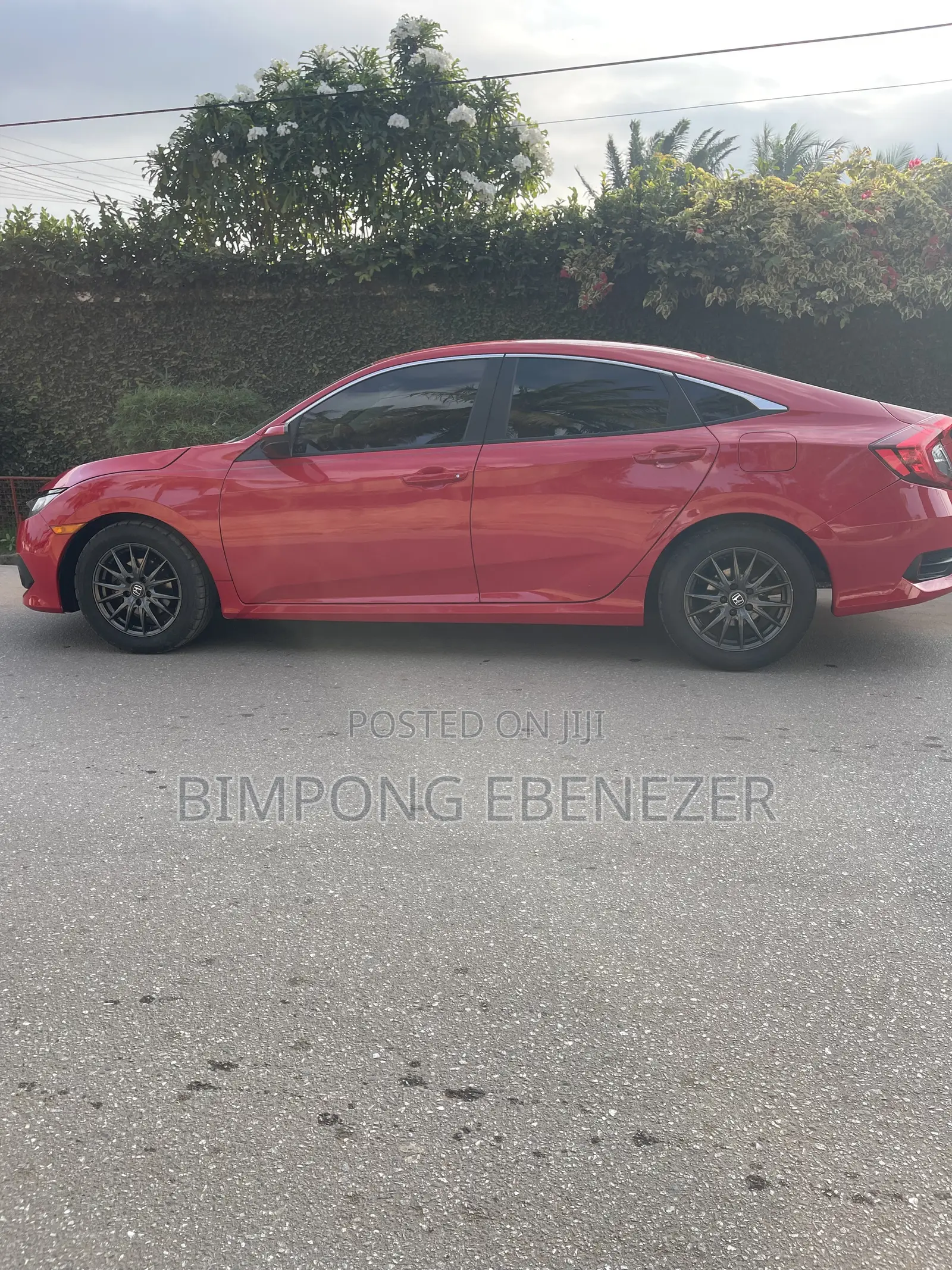 Honda Civic LX-P 2dr Coupe (2.0L 4cyl) 2017 Red