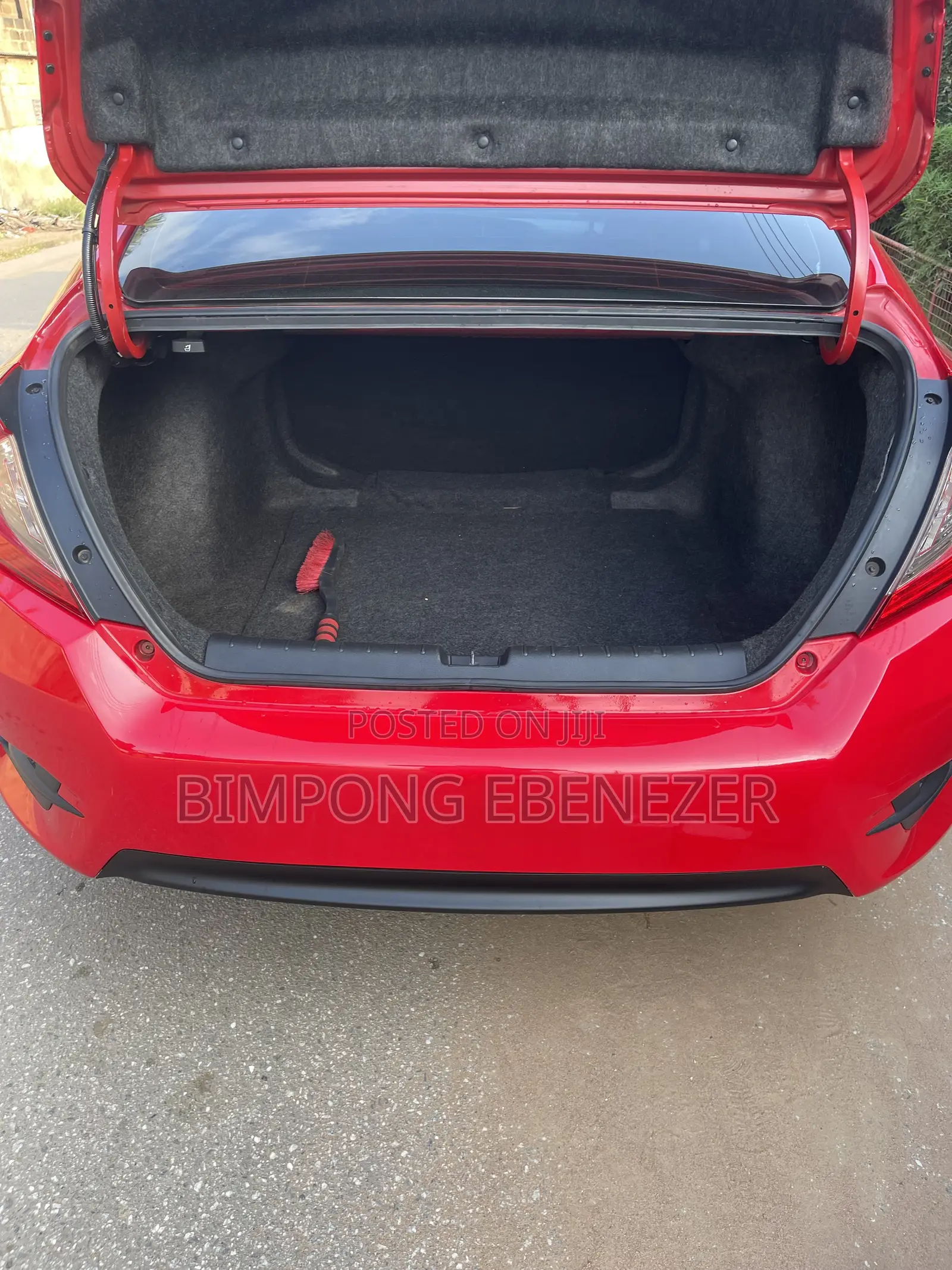 Honda Civic LX-P 2dr Coupe (2.0L 4cyl) 2017 Red