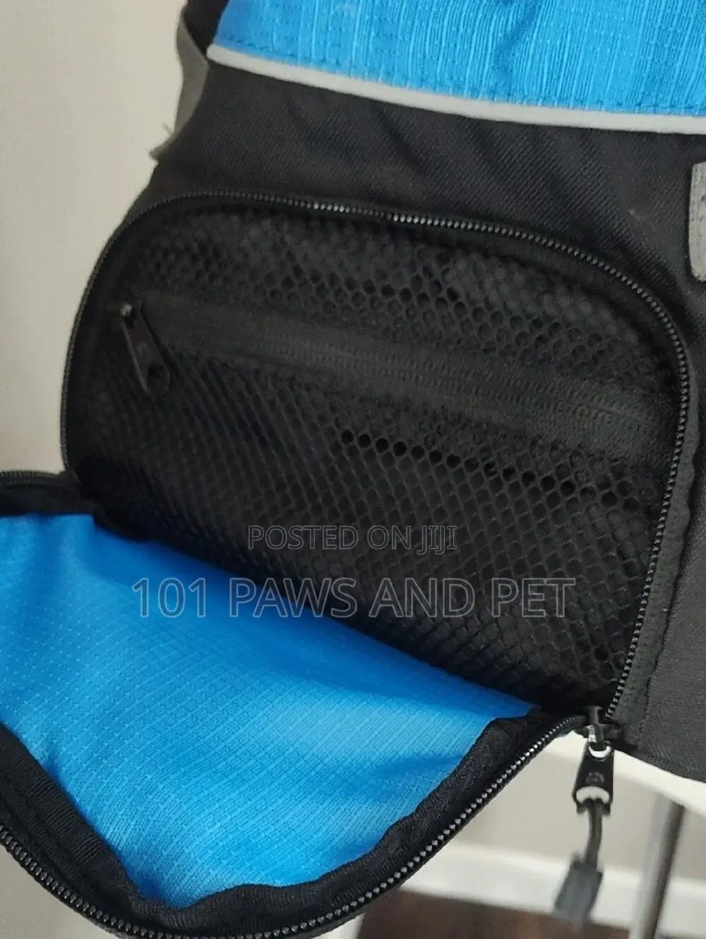 Outward Hound Blue and Black Hands-Free Front/ Back Pet Carrier