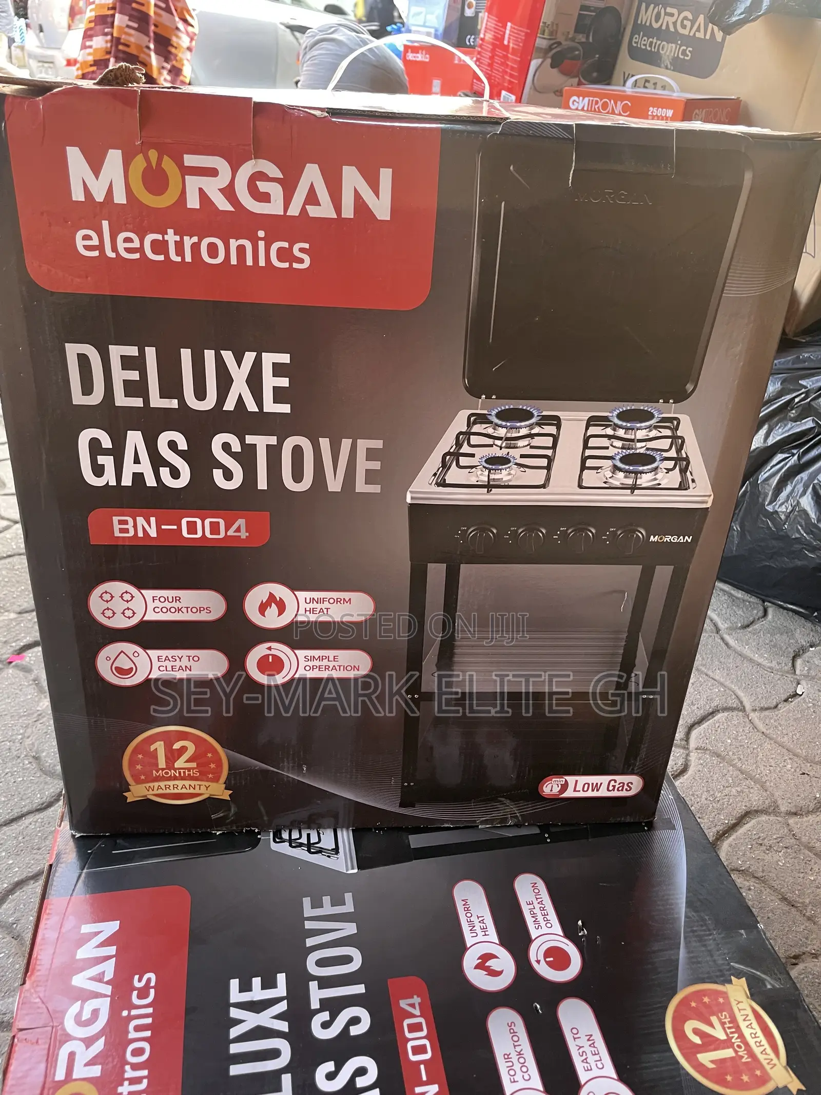 Morgan 4 Burner Gas Standing Stove