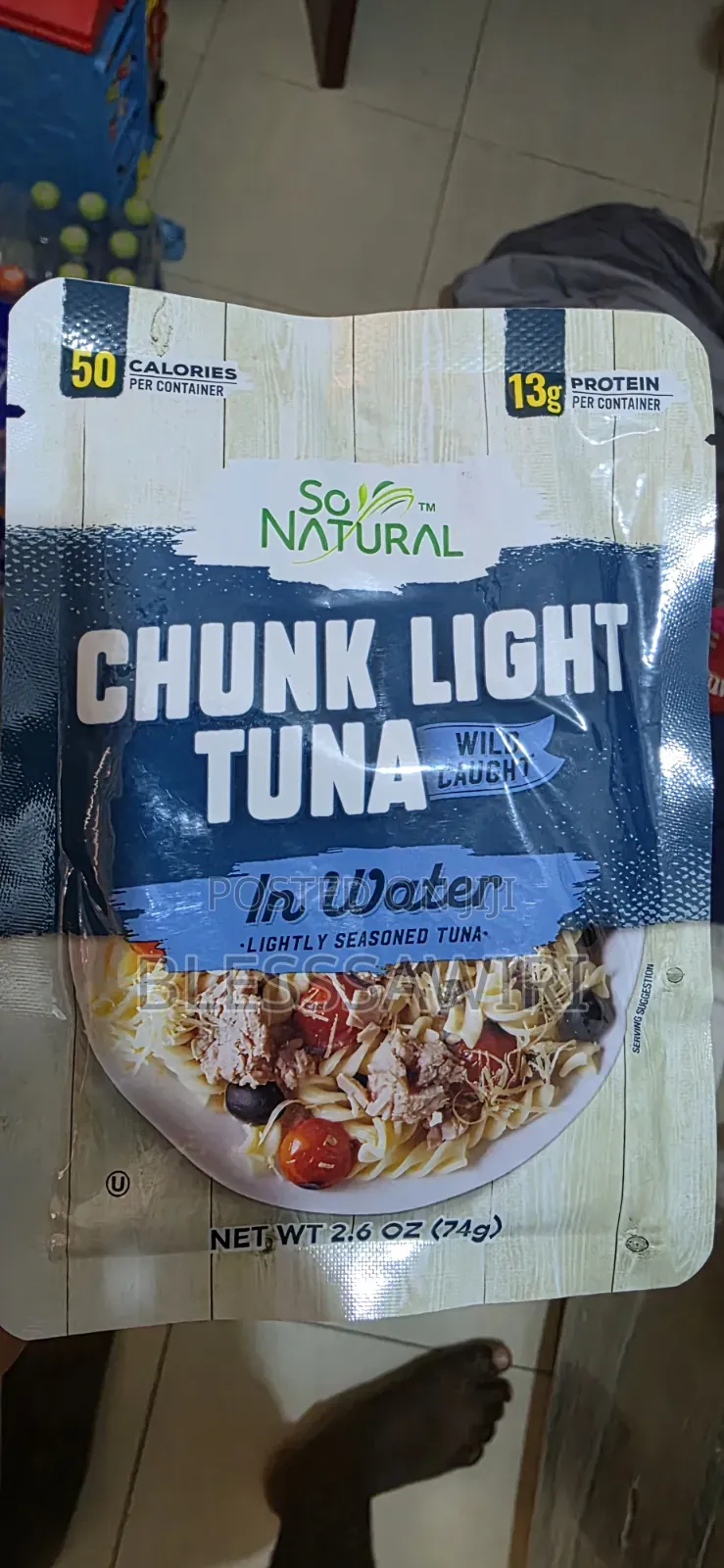 So Natural Chunk Light Tuna in Water Pouch