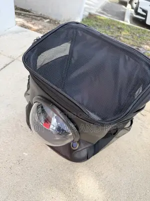Black‎ Pet Backpack Carrier With Bubble Window Travel Carrier