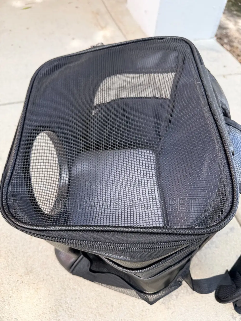 Black‎ Pet Backpack Carrier With Bubble Window Travel Carrier