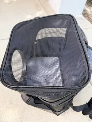 Black‎ Pet Backpack Carrier With Bubble Window Travel Carrier