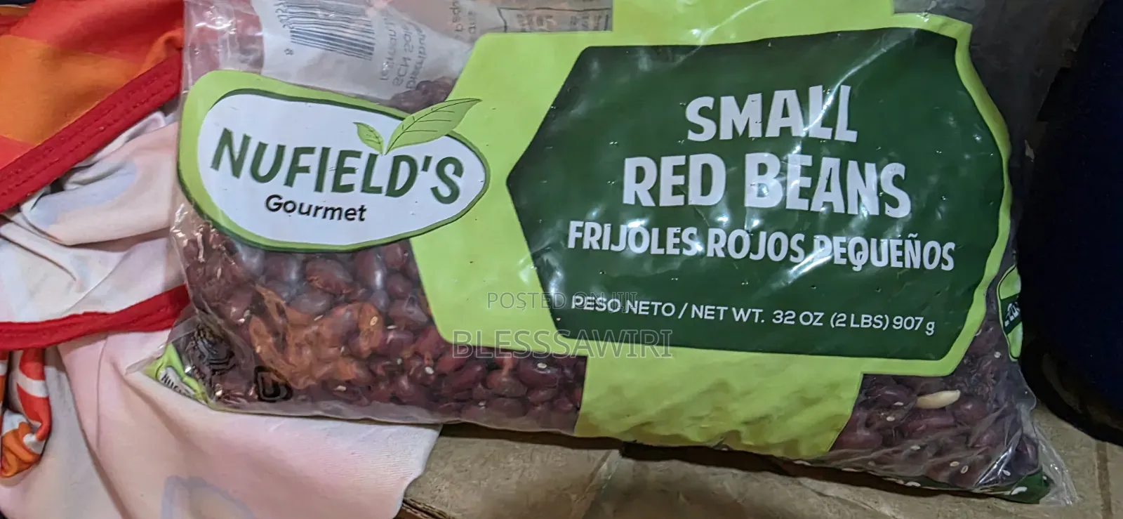 Nufield's Gourmet Small Red Beans (Frijoles Rojos Pequeños)