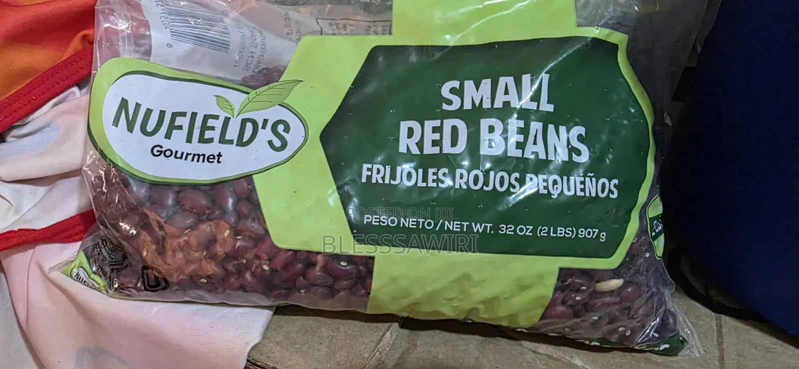 Nufield's Gourmet Small Red Beans (Frijoles Rojos Pequeños)